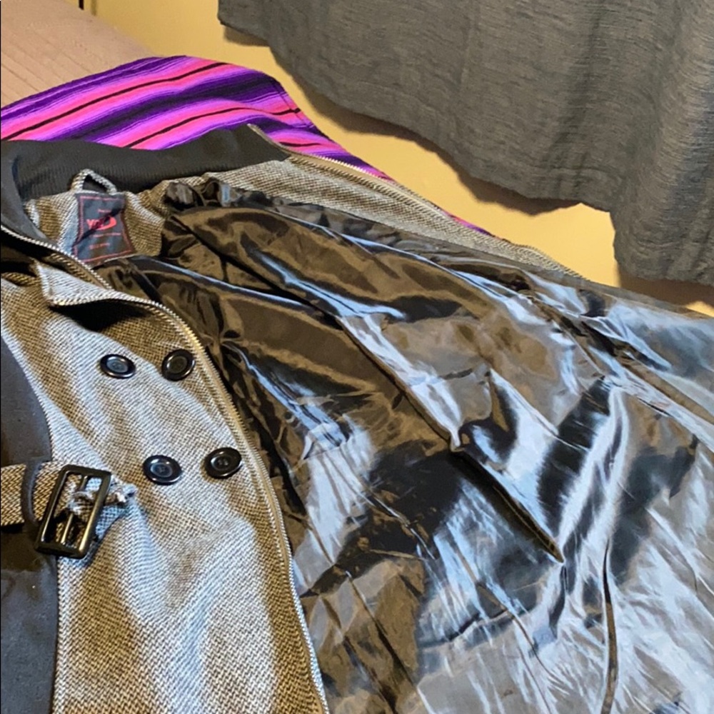 Yoki women’s double breasted trench/pea coat - Picture 6 of 7